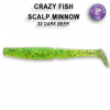 Мягкая приманка CRAZY-FISH  SCALP MINNOW 7-8-20-6 кальмар