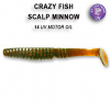 Мягкая приманка CRAZY-FISH  SCALP MINNOW 4" 18-10-14-6 кальмар
